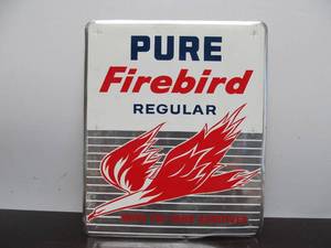 lot 71 image: NOS Vintage PURE Firebird Gas Pump Decal