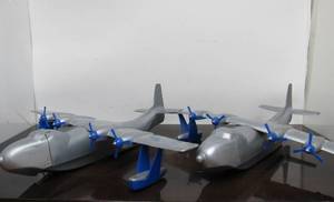 lot 75 image: 2 Large Vintage ELDON United States Navy Planes