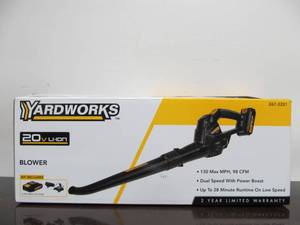 lot 79 image: Unused YARDWORKS Leaf Blower