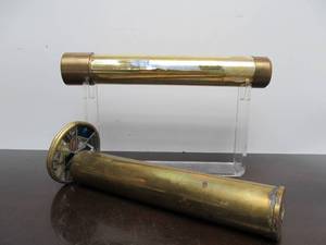 lot 154 image: 2 Large Brass Kaleidoscopes