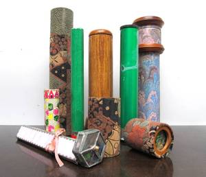 lot 155 image: Large Lot of Assorted Kaleidoscopes