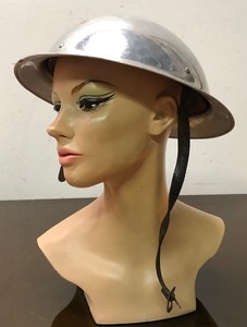lot 331 image: Vintage 1930s era Metal Helmet