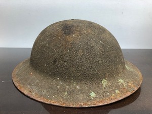 lot 348 image: Orig WW1 Doughboy Helmet