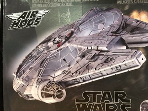 lot 350 image: Large Air Hogs STAR WARS Millennium Falcon XL