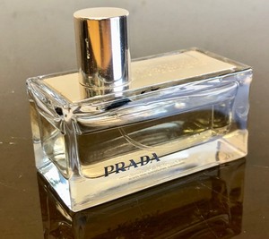 lot 375 image: Mostly Full Bottle of Authentic PRADA Amber Perfume