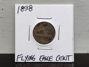 lot 437 image: 1858 US Flying Eagle Cent