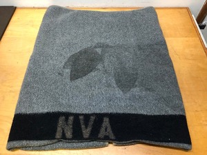 lot 443 image: Old Vintage Wool NVA Est German Military Blanket