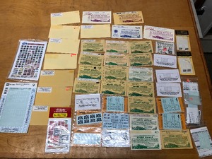 lot 447 image: LARGE Lot of Vintage Model Railroad Decals