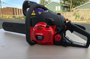 lot 481 image: Working TROY BILT Model TB4218 18 Chainsaw
