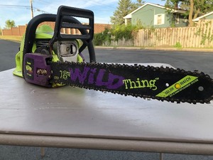 lot 484 image: Working Poulan WILD THING 40cc 18 Chainsaw