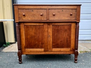 lot 490 image: Very Nice Antique Smaller Size Sideboard or Buffet