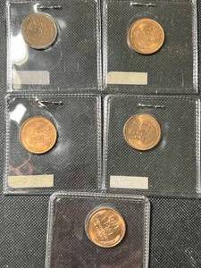 5 BU US WHEAT CENTS