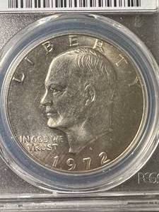 1972-D US EISENHOWER DOLLAR PCGS MS64