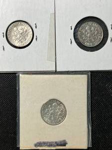 3 US SILVER ROOSEVELT DIMES