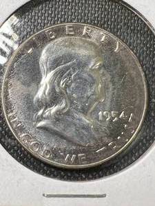 1954 PROOF US FRANKLIN HALF DOLLAR