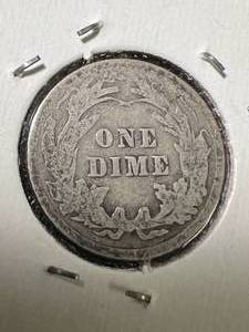 1914 US BARBER DIME