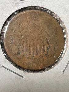 1867 US 2 CENT PIECE