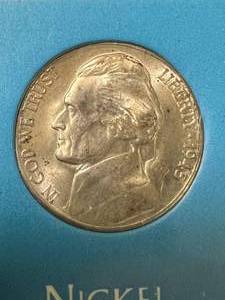 1945-D US JEFFERSON WAR NICKEL UNC