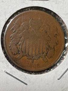 1868 US 2 CENT PIECE
