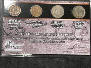 EARLY 20TH CENTURY CLASSICS 4 COIN SET