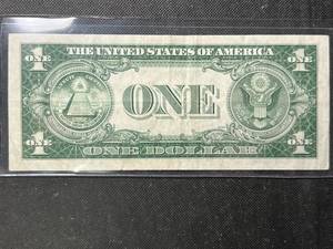 1935E US BLUE SEAL $1 SILVER CERTIFICATE