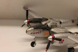 lot A-188 image: Lockheed P-38 Lightning Die-Cast Model Airplane by SpecCast