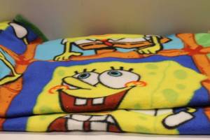 lot 191 image: SpongeBob SquarePants Plush Toys and Blanket Set