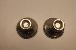 lot 223 image: Pair of Vintage Sterling Silver Candle Holders