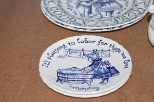 lot 27 image: Assorted Decorative Ceramic Plates, Bowls, and Collectibles