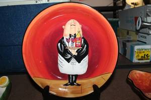 lot 74 image: Assorted Chef-Themed Ceramic Dish Set