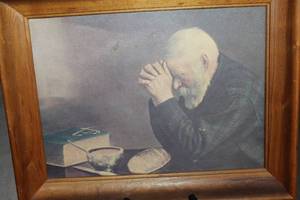 lot 121 image: Set of Framed Religious Artwork Featuring Jesus and Grace