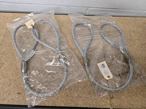 lot 13 image: 2 New in Package Single Leg Wire Rope Bridle with standard eyes on each end - 3 ft - 2 Ton capacity