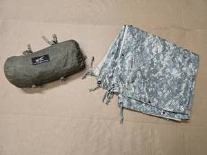 lot 39 image: LiteFighter 1 Tent Shelter System - Used but in good condition & a Tarpaulin ACUSand color in Excellent Condition