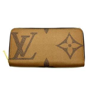 Louis Vuitton Reverse Monogram Giant Zippy Wallet in Brown Canvas - Authentic $1,200 Retail