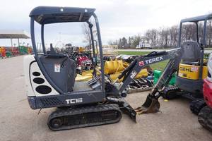 2016 Terex Model TC16 Mini Tracked Excavator