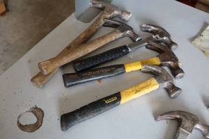 lot 861 image: Lot of (5) Claw Hammers