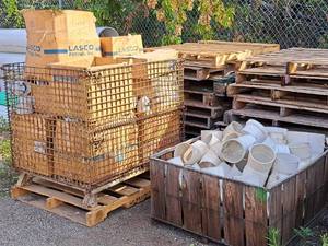 lot 916 image: Lot of (2 Pallets) PVC Fittings, Couplings, Gaskets, Hub Adapters, Reducers, Tees, Plug Caps,  - 4, 6, 8 and 10