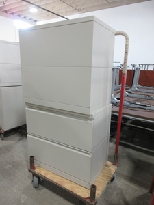 lot 634 image: HERMAN MILLER  MERIDIAN LATERAL FILING CABINETS