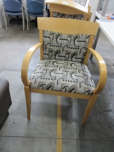 lot 677 image: REFURBISHED UPHOLSTERED CHAIRS
