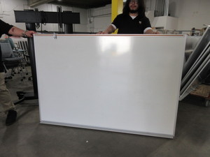 lot 602 image: STEELCASE WHITE BOARDS