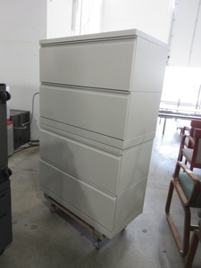 lot 641 image: HERMAN MILLER MERIDIAN LATERAL FILES