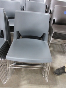 lot 664 image: HAWORTH VERY STACKING CHAIRS