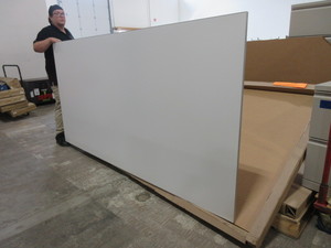 lot 681 image: EGAN FRAMED WHITE BOARD