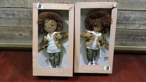 lot 31 image: Set of 2 HarperIman Ashton 14 Plush Doll