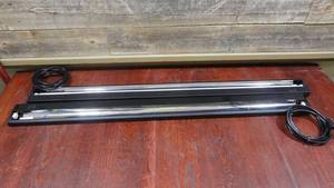 lot 66 image: Lot of 2 T5 Under Cabinet Shop Lights-Black-46.5