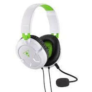 lot 71 image: Set of 2 Turtle Beach - RECON 50X Wired Surround Sound Ready Gaming Headset for Xbox One & Xbox Series XS-Missing Mic Foam - White