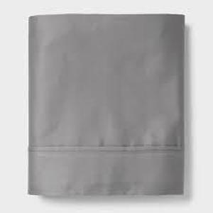 lot 108 image: 400 Thread Count Performance Flat Sheet - Threshold-TwinTwin XL-Classic Gray