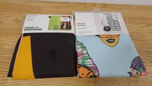 lot 125 image: Set of 2 Shower Curtains
