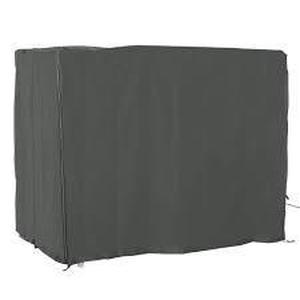 lot 184 image: Outsunny 80.75 in. x 48.75 in. x 64.5 in. Grey All Weather Swing Chair Cover with Water-Resistant Material
