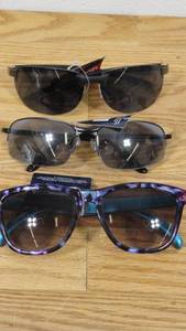lot 205 image: 3 Pairs of Mens Fashion Sun Glasses